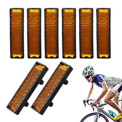 8ks Odrazky na pedály jízdního kola Bezpečnostní Noční Cyklistika Reflexní Fólie Pedály jízdních kol Odrazky na pedály jízdního kola Odrazky na kola