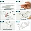 Outdoor Pigeon Spikes Deterrent Wire Stainless Steel Spikes Garden Fence Roof Bird Repeller Anti Pigeon Squirrel Bird Repellent
