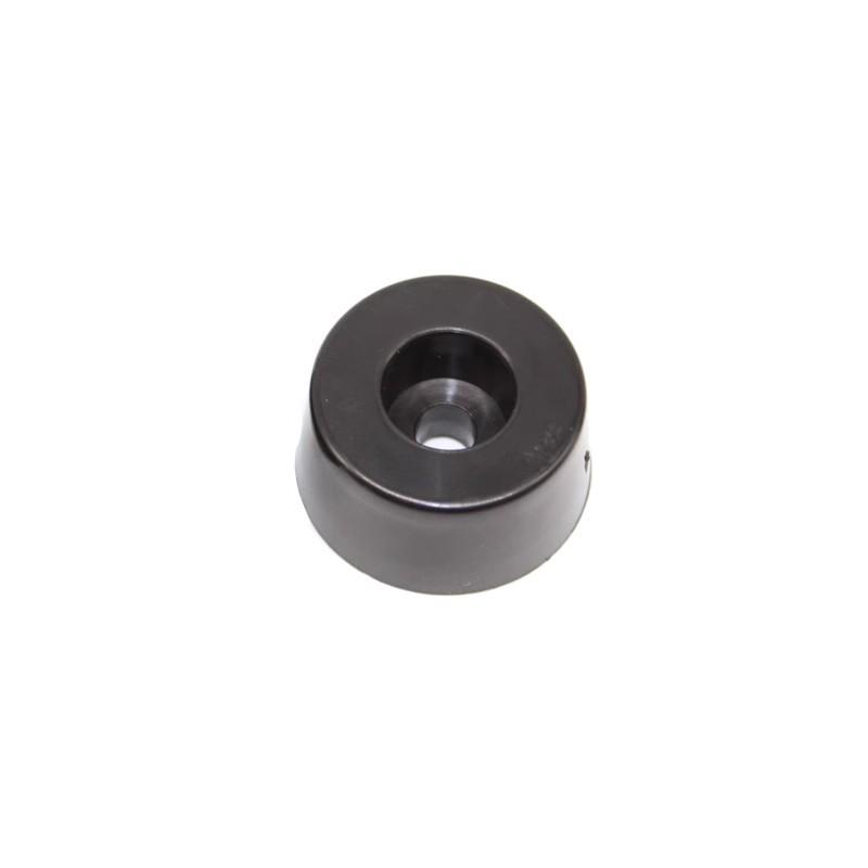 ABS Plastic Cabinet Machine Foot Pad with Screw Hole, FFT Series, Black