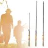 Mini Portable Carbon Retractable Super Hard Sea Fishing Fish Pole Rod (1.8m)
