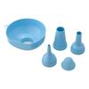 5Pcs/Set Plastic Filter Funnels Filling Funnels  for Oil Beverage Jam and Liquid Transfer