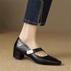 women cute white hollow out comfort spring & summer square heel shoes for party lady brown soft leather shoes ab641