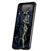 Love Skeleton Skull Hard PC Phone Case For Samsung Galaxy Z Flip 6 5 4 Black Cover For Galaxy Z Flip 3 Foldable Shockproof Capas