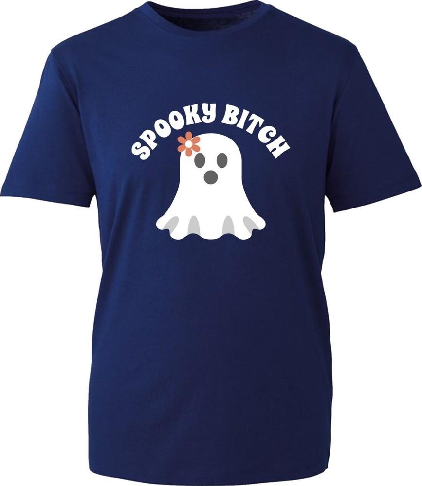 Spooky Bitch Happy Halloween Festive Tshirt Horror Scary Trickortreat Gift Top S