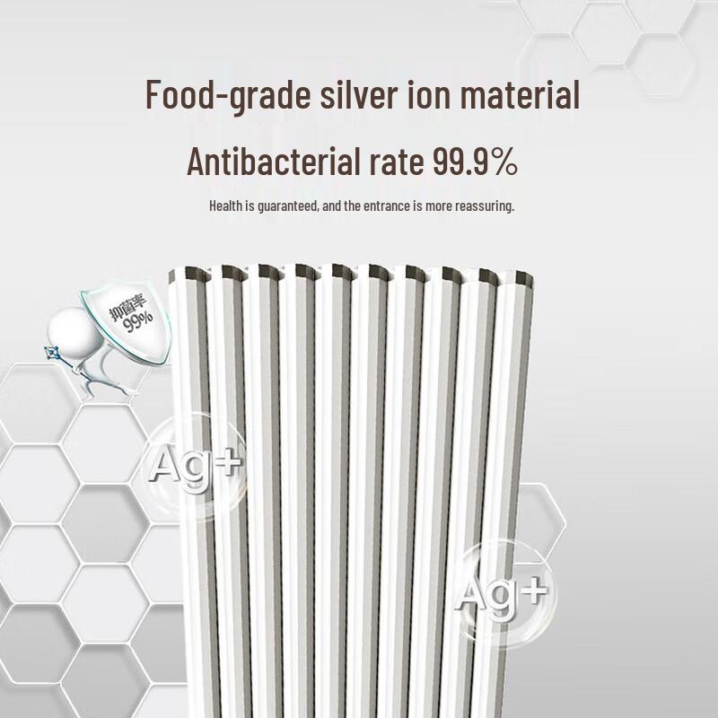 Dazzling Anti-slip Alloy Chopsticks (5 Pairs)