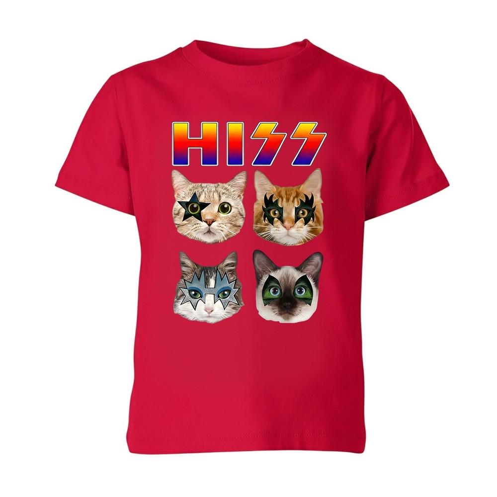 Funny Cat Hiss Rock And Roll Unisex Kids T Shirt Cat Lover Gift S