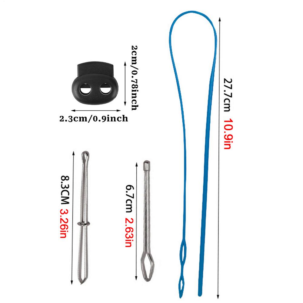 Rope Threader Tool Drawstring Puller Threader Sewing Loop Kit For Hoodie Crafting Embroidery Beginners Tailors Home Hobby