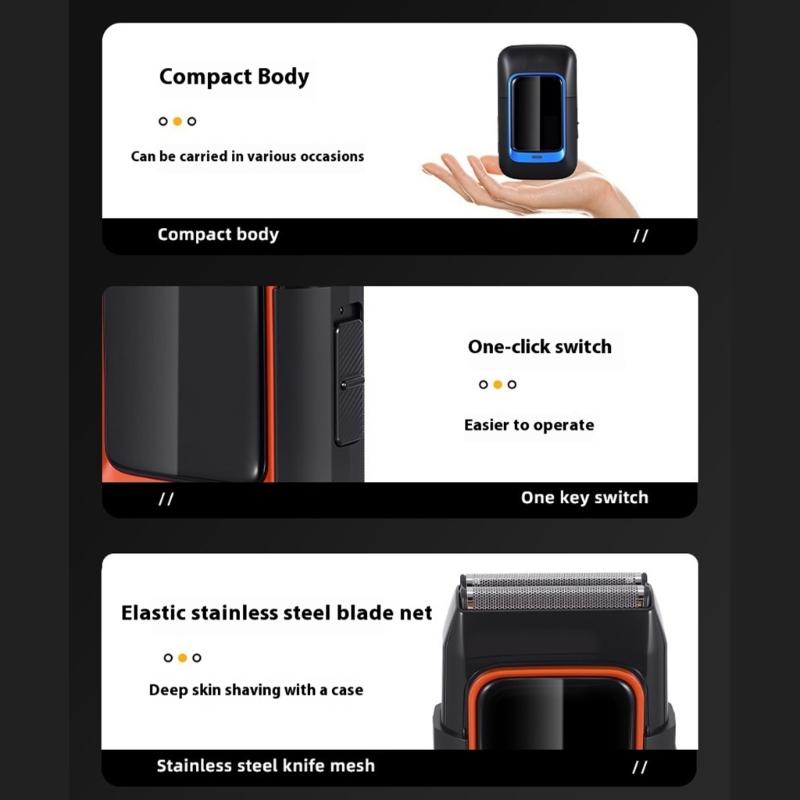 Electric Shaver Rechargeable Reciprocating Electric Shaver Beard Trimmer Tool Shaving Tool Electric Shaver Accessories