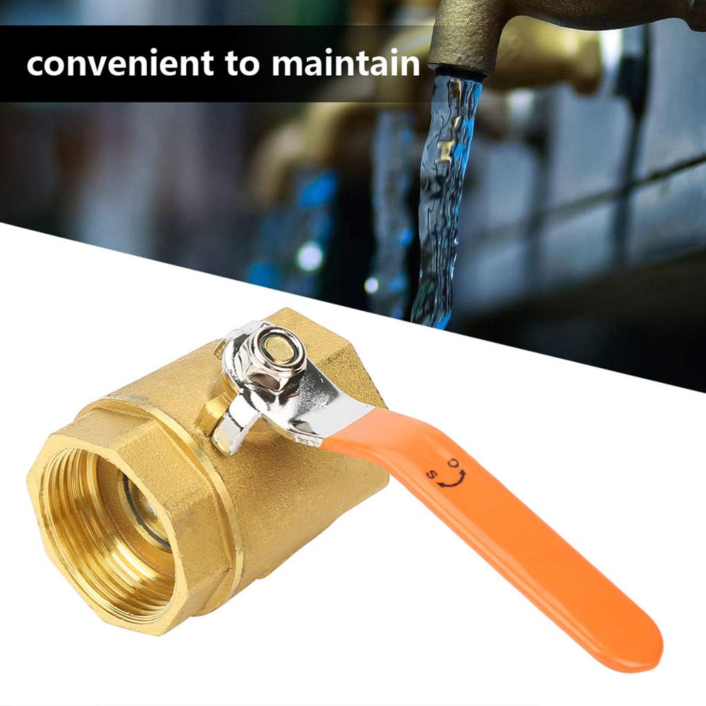 1pc DN32 114BSP Brass Pipe Ball Valve 1.6MPa for Water Oil Gas