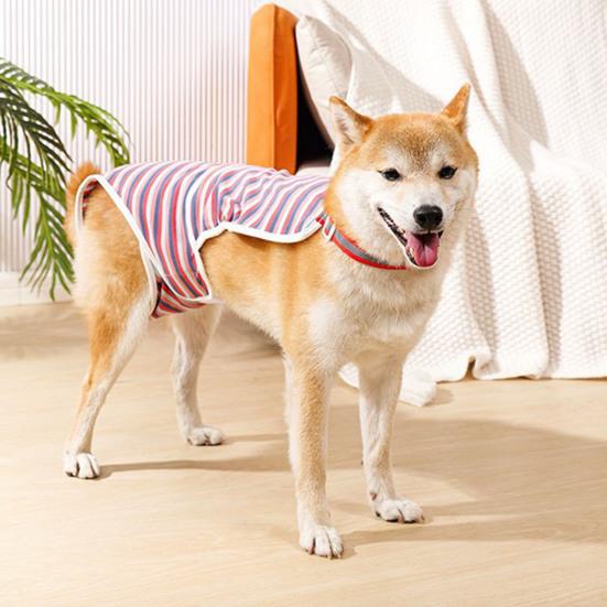 Pet Menstrual Pants Dog Diaper Belt Female Sanitary Panties Shorts Waterproof Breathable Halter Neck Design Untrained Heat Excitability Incontinence