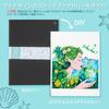 Cuaderno de Bocetos Ohuhu para Dibujo con Marcador Cubierta Negra x Rotuladores, Papel, No traspasa, (216mm 280mm)