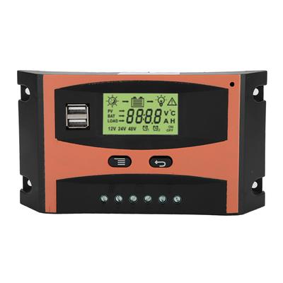 12V 24V MPPT Solar Panel Regulator LCD Screen Auto Battery Controller