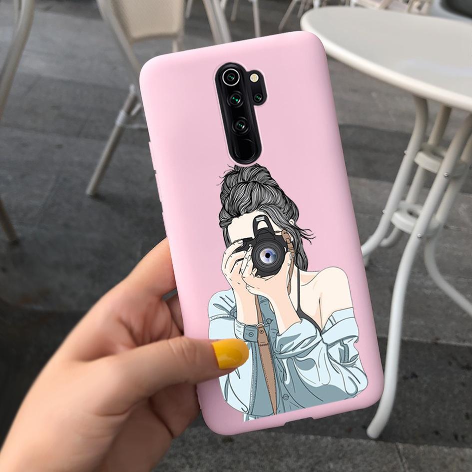 For Xiaomi Redmi Note 8 Case 2021 Cute Sweet Girls Soft Phone Cover For Xiaomi Redmi Note 8 Pro Coque For Redmi Note8 Pro Bumper