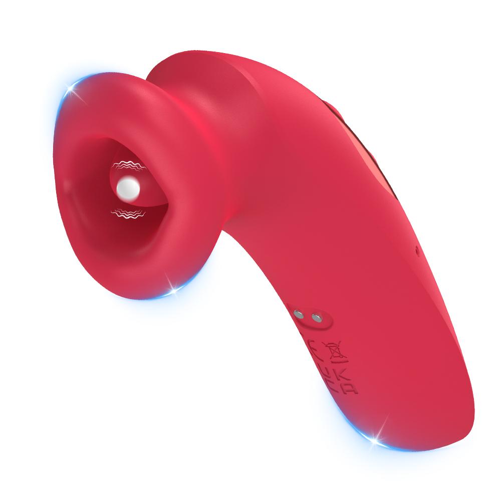 Mouth Shape Strong Suction Vibratior 10 Speeds Vagina Sucking Massager Oral Licking Clitoris Stimulator Erotic Sex Toy for Women