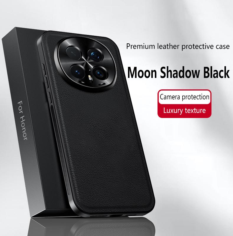 Leather for Honor Magic 8 7 6 5 Lite Pro 600 400 X8D X9D Case Leather Matte Soft Full Camera Protect Cover Shell Phone Fundas