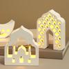 House Moon Shape Silicone Molds for Candle Holder Gypsum Decoration Silicones Tealight Holder Molds Epoxy Resin Molds