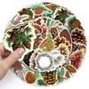 50 Pine Cones Doodle Stickers Personalized Cartoon Autumn Fresh Decoration Mobile Suitcase Water Cup Stickers