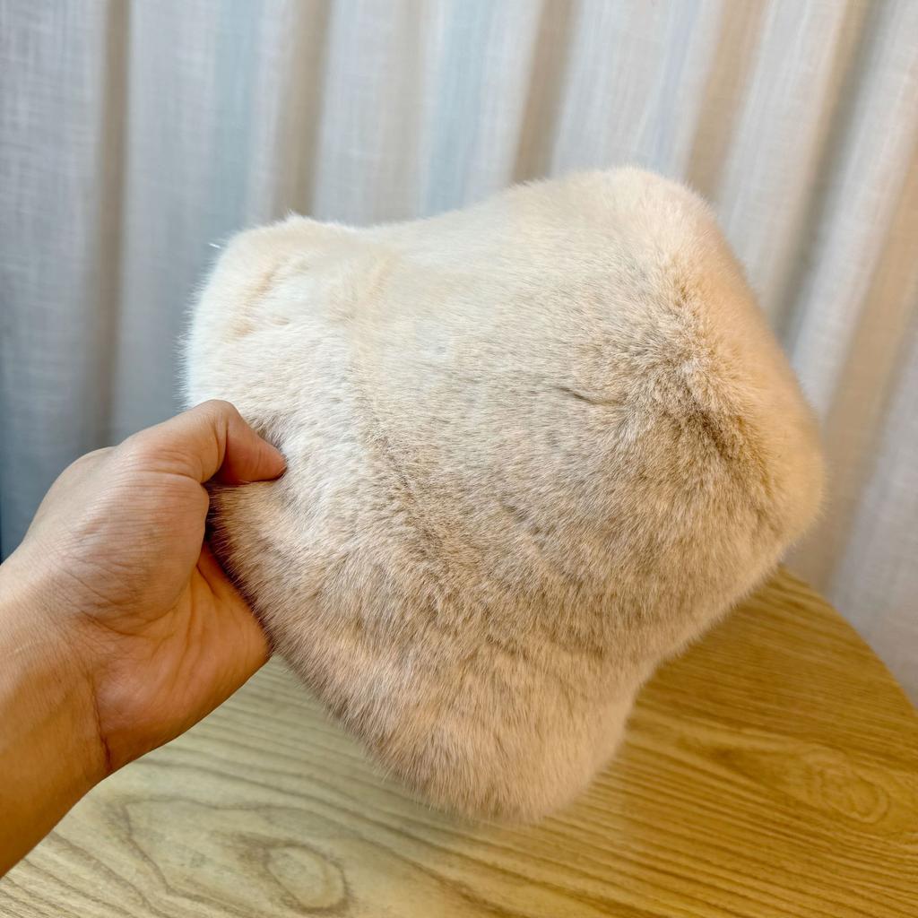 Hat Girls Winter New Thickened Warm Ear Protector Basin Hat Plush Bucket Hat