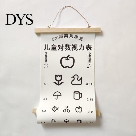 Eye Chart Multipurpose Waterproof Standardized Clear Printing Accurate Reading Vision Exam Test Thicken Adults Kids Wall Visual Acuity Canvas Painting