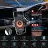 Universal Car Phone Holder With 15W Fast Wireless Charging Dashboard Vent Mount Auto-Sensing Clamp ABSMetal Slim Design