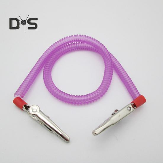 Dental Bib Clip Napkin Holder Reusable Kids Adults Elderly Colorful Elastic Spring Double-end Metal Clip Dentist Bib Holder Neck Strap