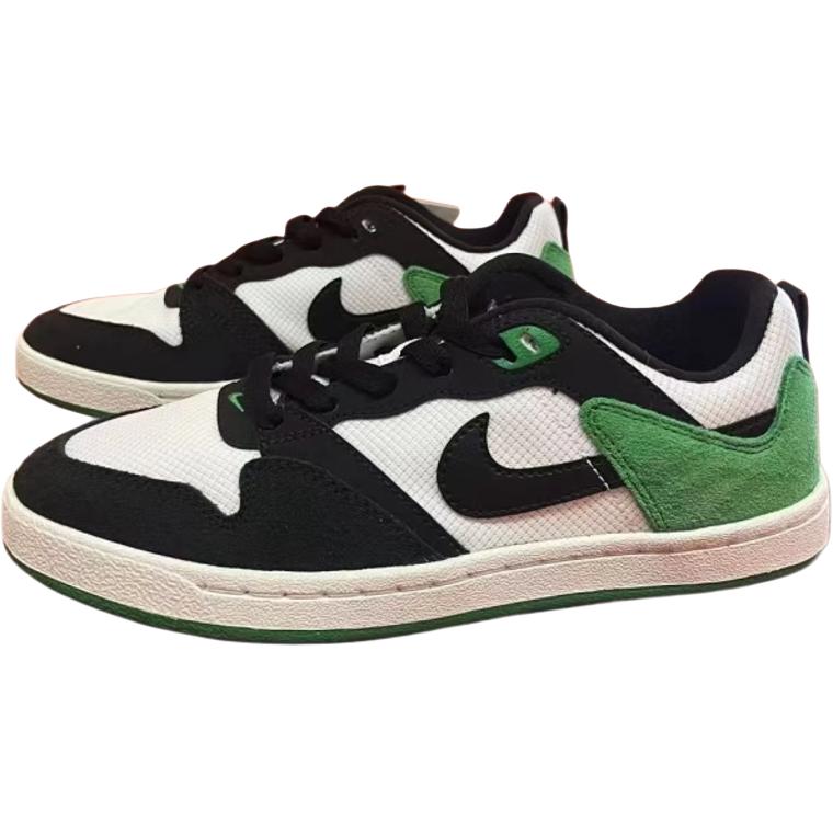 Nike Alleyoop SB GS White Black Classic Green Kids Sneakers IH0647-103