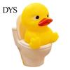 Playful Room Accents Miniature Animal on Toilet Figurine, Mini Small Frog /Duck/ Pig Statue, Funny Figurine for Fairy Gardens Bathroom Decor,