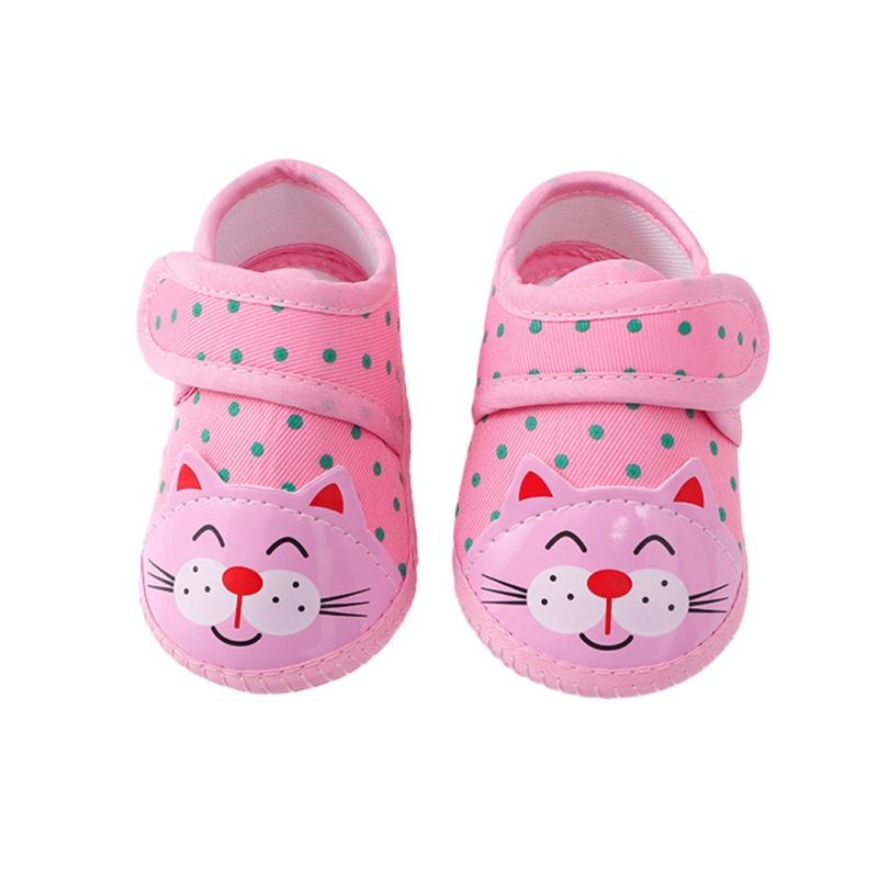 

Обувь для первых ходунков для младенцев, обувь на плоской подошве с рисунком кота, обувь для кроватки 12