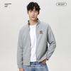 Mark Fairwhale Men's Embroidered Stand Collar Zipper Jacket