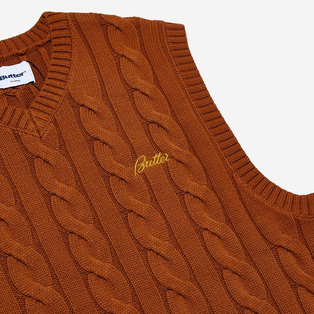 Butter Goods Cable Knit Vest Cable Knit Vest