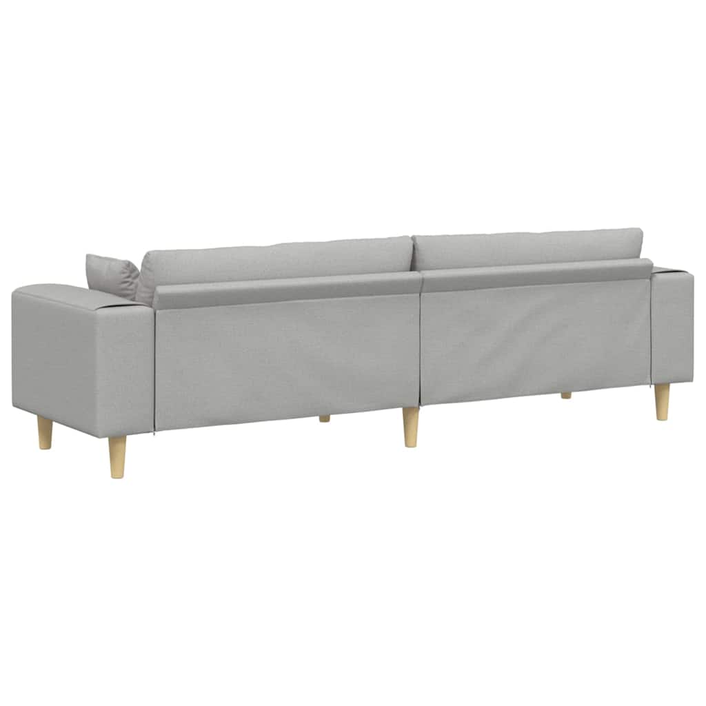 Cloud Grey Sofa 250 X 77 X 76 Cm Fabric