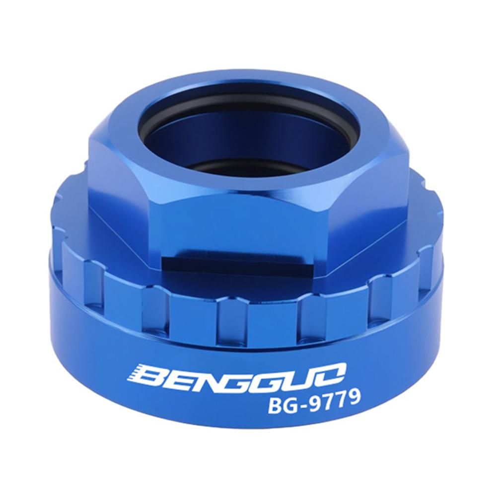 

12 Speed Direct Mount Dental Disc Tool Aluminum Alloy Bicycles Chainring Lock Rings Adapter Removal Tool for M7100/M8100/M9100 синий