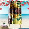 Neymar Jr Print Beach Towel, Large Soft Quick Dry Towel for Beach Camping Swimming