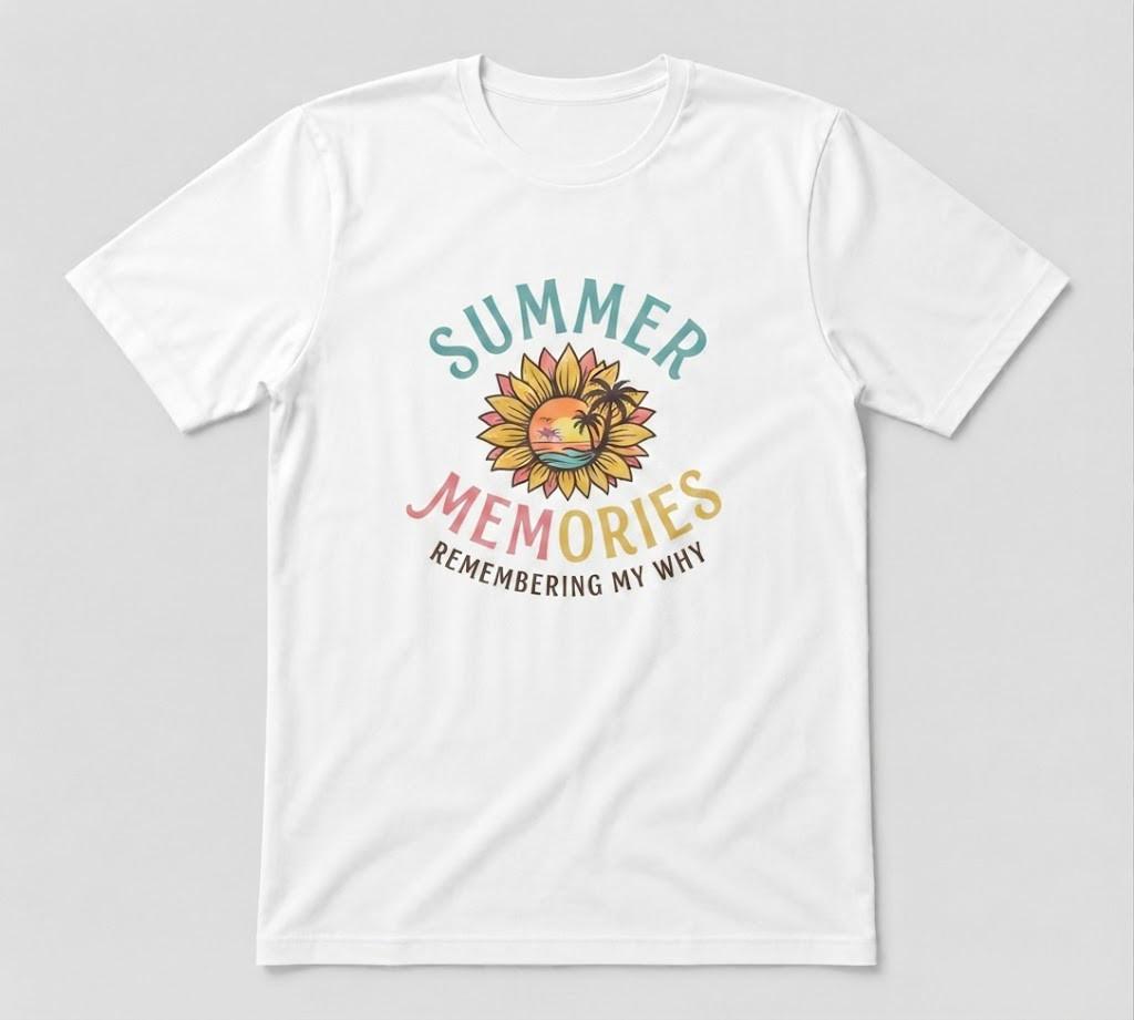 Summer Remembering My Why Holiday Season Unisex White T-shirt