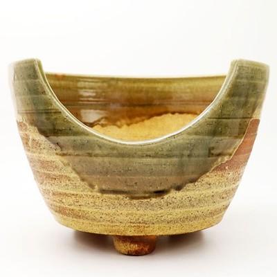 Shigaraki Ware Tea Ceremony Furo Brazier (Benihachi Style) 9 Sun