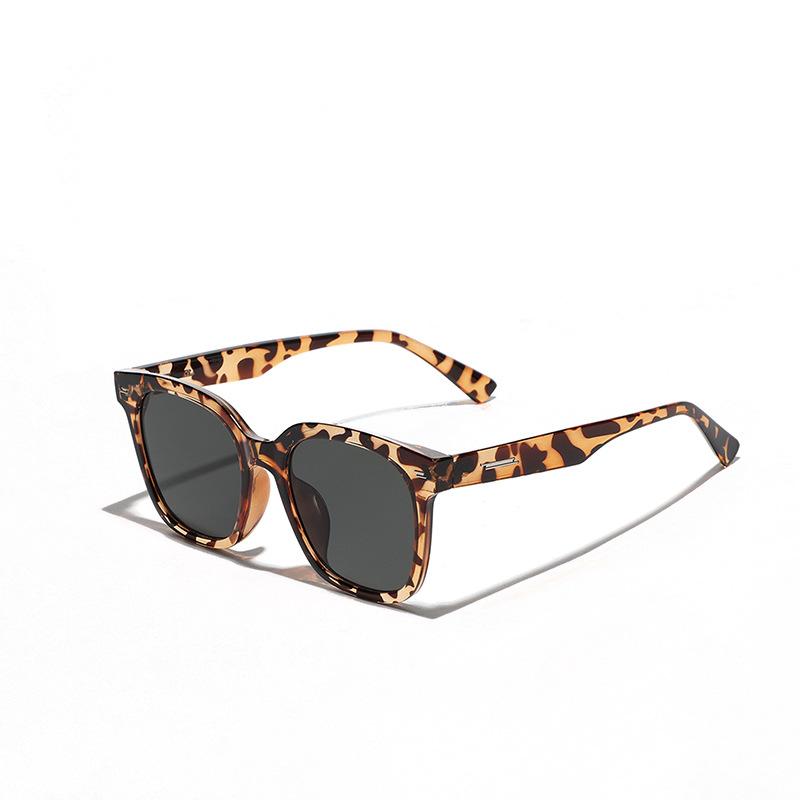 Square Large Frame Hip-Hop Rivet Glasses Frame Sunglasses Men, Popular Sunglasses Women