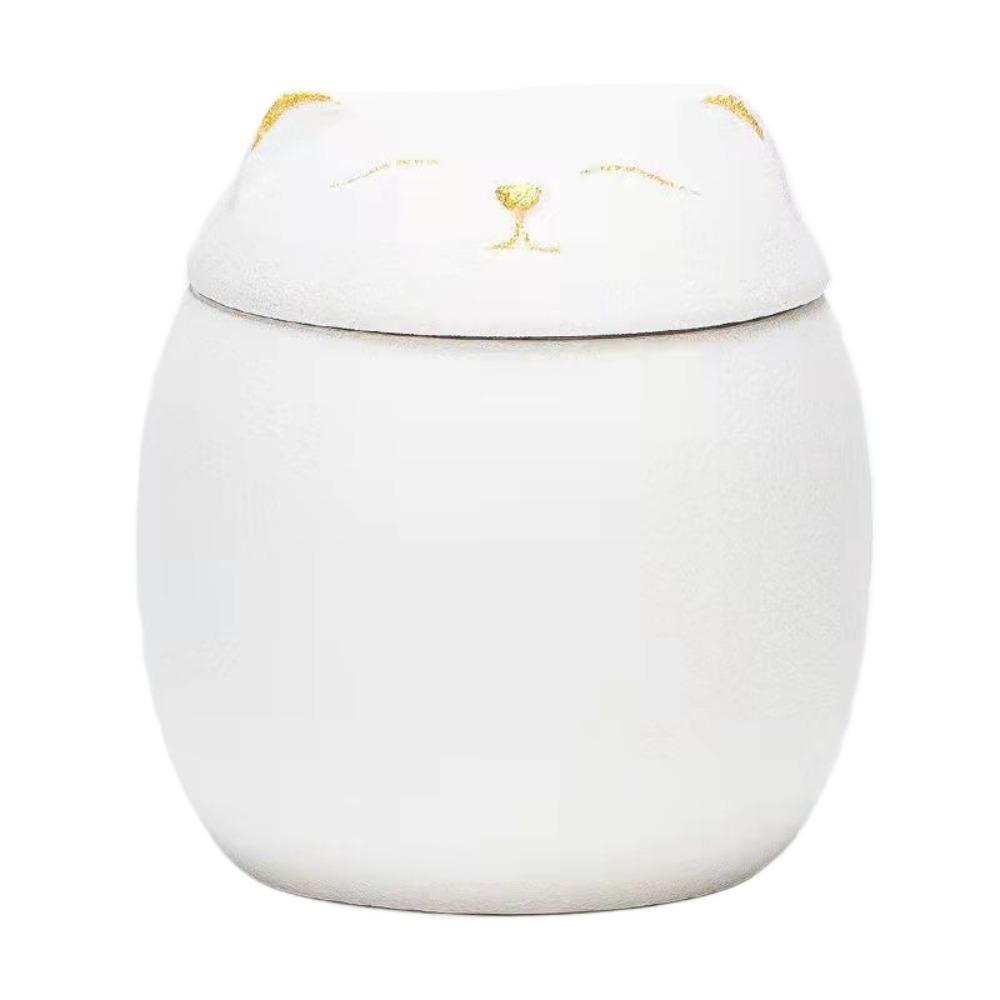 Ceramic Ashes Storage Box 200ml Dog Cat Cremation Urns Funeral Urn for Pets  Desktop Decoration