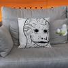 Wojak Soyjak pillowcase casual style decoration suitable for home decoration excluding pillow core