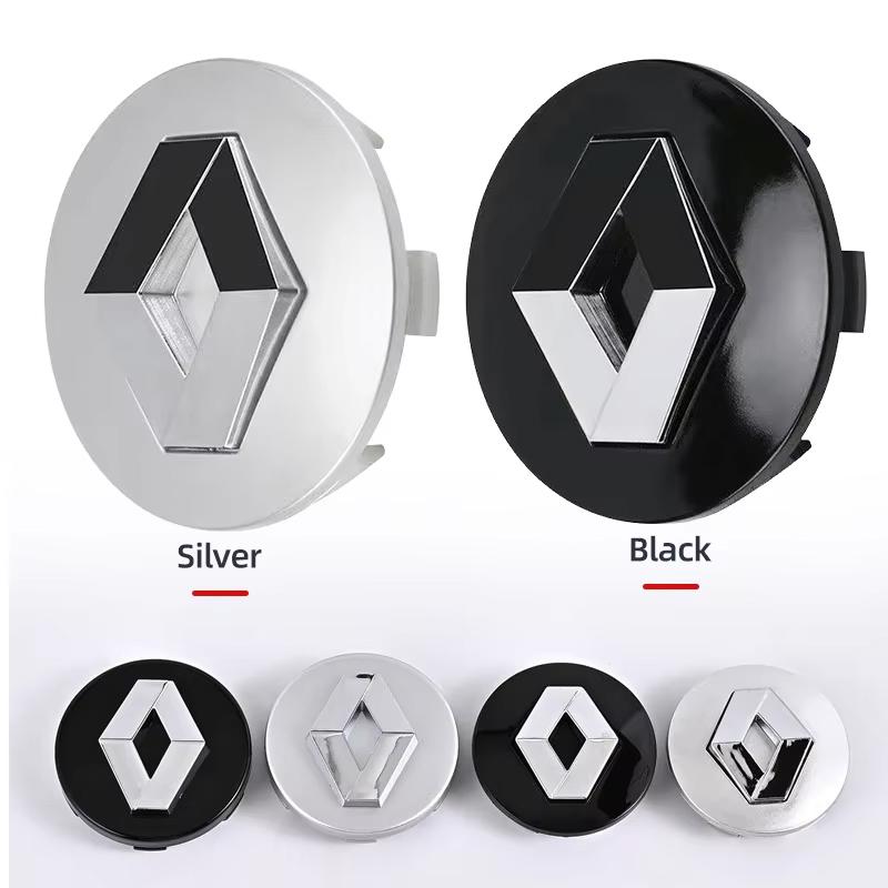 4Pcs 57/60mm Car Wheel Hub Center Caps Rim Cover Badge For Renault RS Koleos Captur Kadjar Megane 2 3 Clio 4 Scenic Accessories XX7