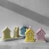 Reusable Silicone Soap Mold Silicone Candle Molds House Shaped Clay Mould Silicone Soap Making Molds Silicone Material