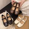 Soft-soled Mary Jane Shoes Women's 2025 Spring New Retro Versatile Skirt Shallow Mouth Flat-soled Single Shoes