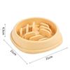 Anti-Choking Non-Slip Slow Feeder Bowl for Cats & Dogs