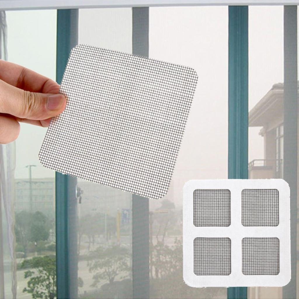 2Packs=6Pcs Summer Window Mosquito Netting Patch Repairing Broken Holes