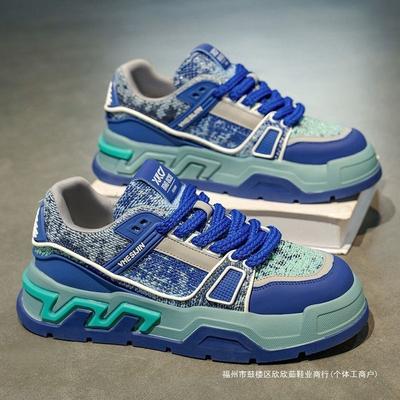 Scarpe da uomo di nicchia originali 2 nuove autunnali giovanili alla moda marca tempo libero sport spesse suola base scarpe