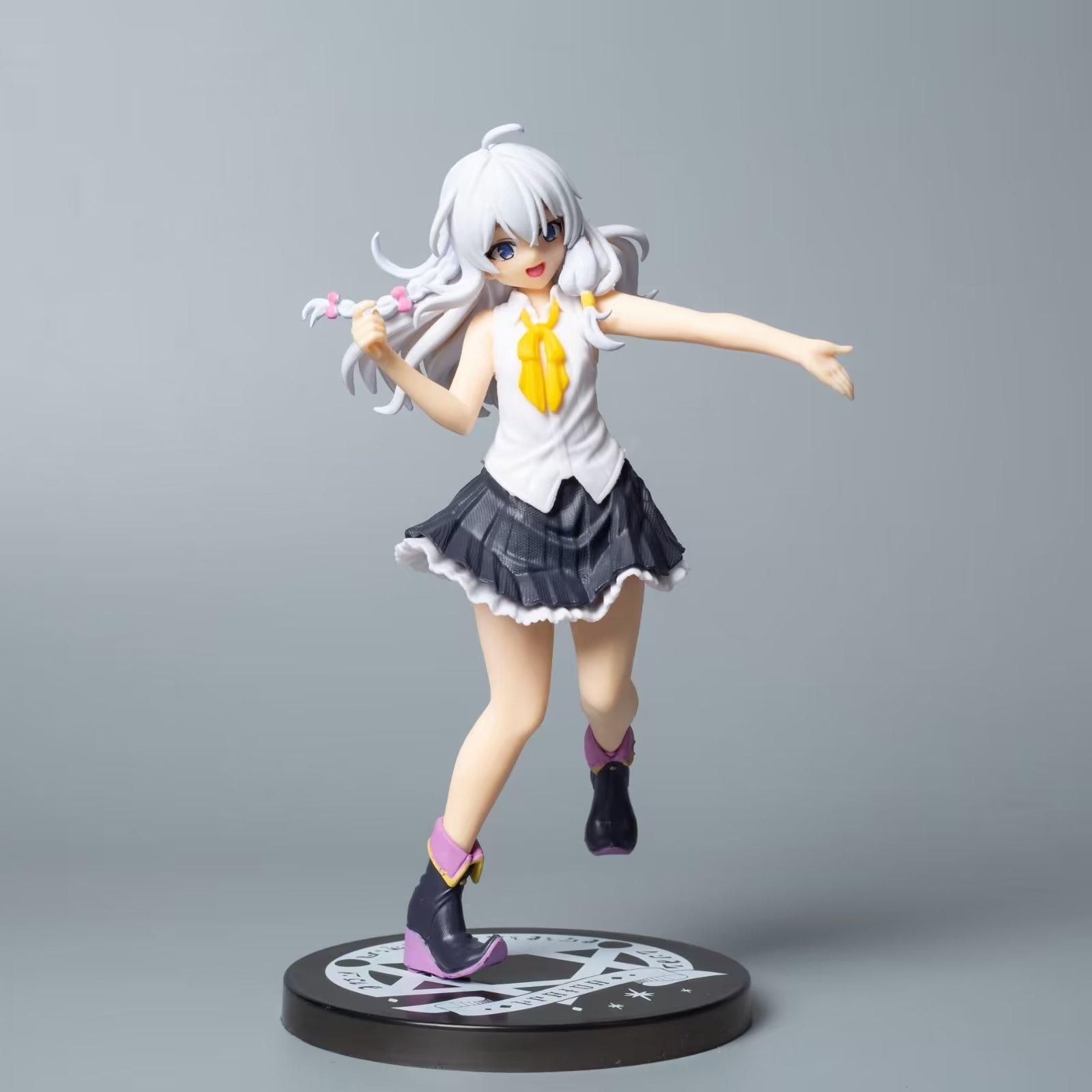 Wandering Witch Elaina Boxed Prize Figure Beautiful Girl Series School Uniform Anime Statue Desktop Decor For Anime Collectors