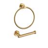 Wall-Mounted Toilet Paper Holder and Towel Ring Set