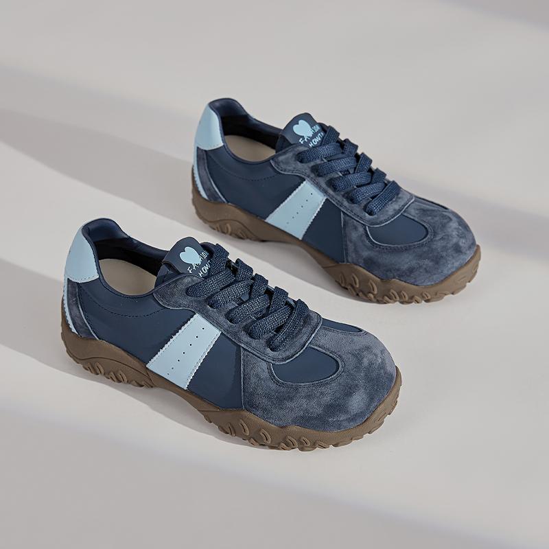 Fashion AIYUQI Women Moral Training Shoes Non-slip Casual Sneakers Female Shoes Large-size Autumn Genuine Leather Women Sneakers Shoes