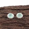 Aqua Chalcedony Gemstone Jewelry, 925 Sterling Silver Earrings, Handmade Jewelry, Chalcedony Silver Earrings For Wedding Gift