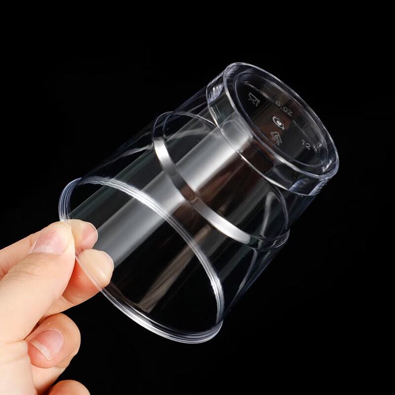 yekee 180ml Disposable Hard Plastic Cups, 20-Pack