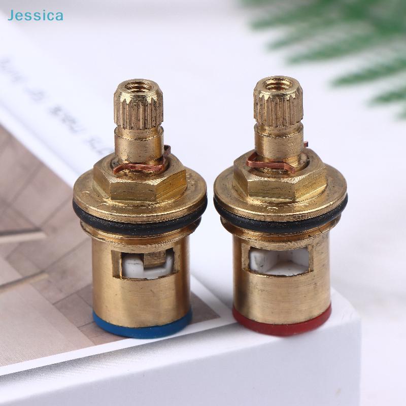 All-Copper Faucet Valve Core | Bi-Directional Brass Cartridge Replacement for Bathroom/Kitchen Faucets